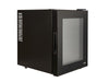Corby Eton 35L Glass Door Minibar in Black & Black - UK Plug