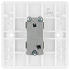 BG 811 Moulded Round Edge | White | 1 Gang 10AX 1 Way Plate Switch