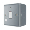 BG MC531 Metal Clad | 1 Gang 20A Flex Outlet Neon Switch