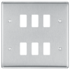 RNBS6 Front - The Grid modular range from British General allows you to build your own module configuration with a variety of combinations and finishes.