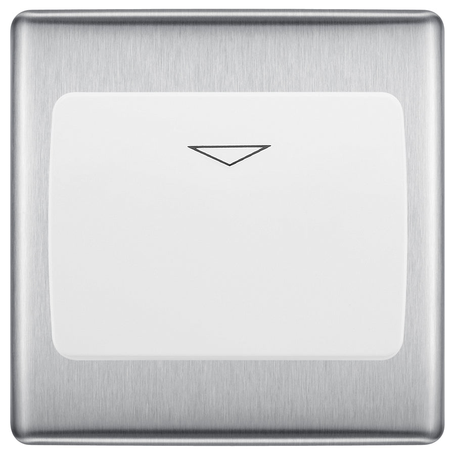 BG Nexus Metal Brushed Steel Key Card Switch NBSKYCSW