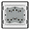 BG Evolve Matt Blue 3 Gang 20A 16AX 2 Way Light Switch PCDDB43B with 35mm Steel Back Box