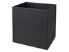 Corby Highland Rectangular Dual Recycling Bin in Black PU Leather with Plastic Inserts