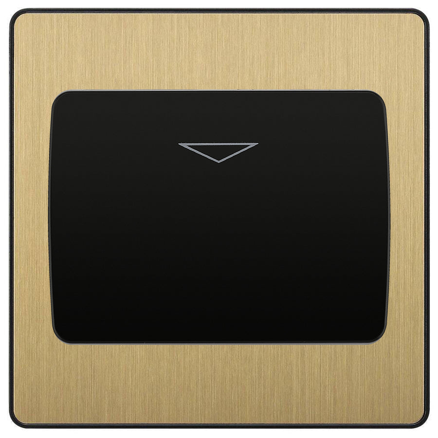 BG Evolve Satin Brass Key Card Switch PCDSBKYCSB