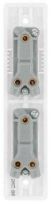 BG 848 Moulded Round Edge | White | 2 Gang 10A 2 Way Architrave Switch