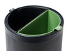 Corby Highland 9L Double Layer Bin in Black PU Leather