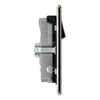 BG Screwless Black Nickel 13A Double USB 45W A+C Ports FBN22UAC45B
