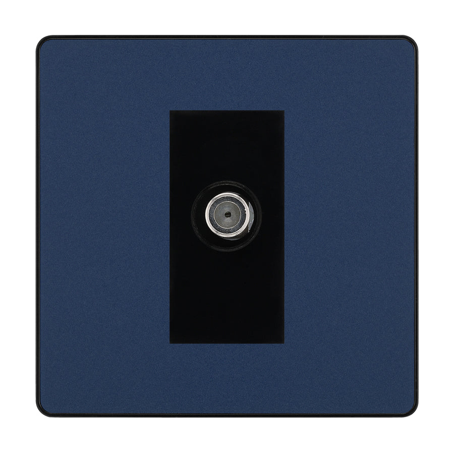 BG Evolve Matt Blue Satellite Socket PCDDB64B