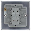 BG Nexus Matt Black 20A 16AX Intermediate Light Switch NFB13 with 25mm Steel Back Box