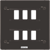 RFBN6 Back - The Grid modular range from British General allows you to build your own module configuration with a variety of combinations and finishes.