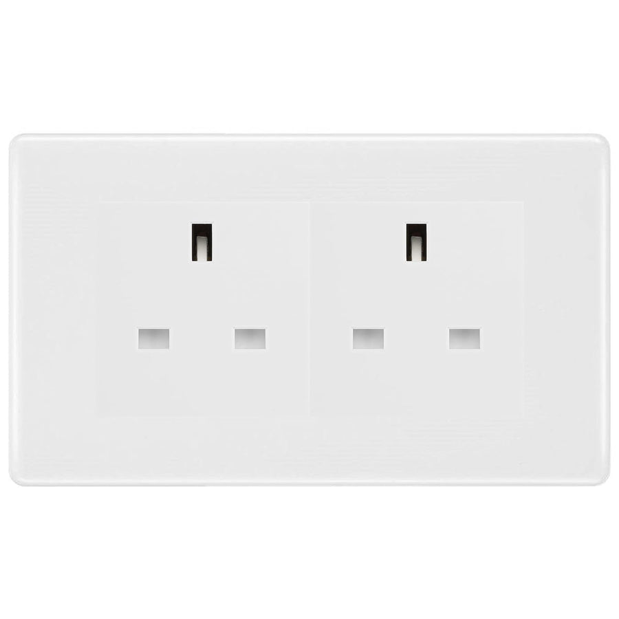 BG Nexus White Moulded 4 Gang 13A Unswitched Socket - NWM4GUSSW