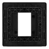 BG Evolve Satin Brass 20AX 2 Way Emergency Lighting Test Key Switch - Key Included - Black Insert