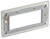 FBSEMR4 Back - The Euro module range from British General combines plates and interchangeable modules so you can configure your own bespoke switches and sockets.