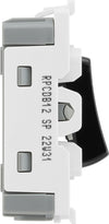 BG RPCDB12 Evolve Grid Black 20A 20AX 2 Way 1 Pole Switch Module