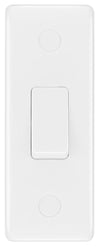 BG 847 Moulded Round Edge | White | 1 Gang 10A 2 Way Architrave Switch