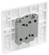 BG 842 Moulded Round Edge | White | 2 Gang 10AX 2 Way Plate Switch
