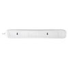 Masterplug SRG6210N Six Socket Surge Protected Extension Lead, 2 Metres, White