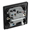 BG Evolve Matt Blue 13A Switched Spur + Neon PCDDB52B with 35mm Steel Back Box