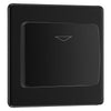 BG Nexus Screwless Matt Black Hotel Key Card Switch FFBKYCSB