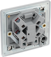 FBS54 Back - This 13A fused and unswitched connection unit from British General provides an outlet from the mains containing the fuse ideal for spur circuits and hardwired appliances.