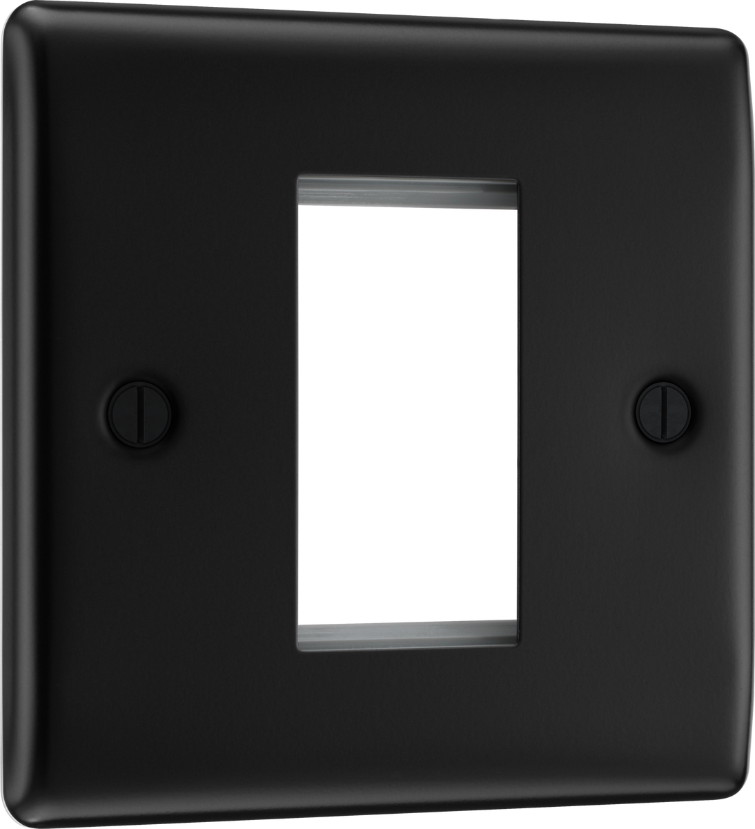 BG NFBEMS1 Nexus Metal Matt Black 25x50 Aperture Single Square Euro ...