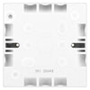 BG 901 Moulded Square Edge | White | 32mm | 1 Gang Surface Pattress