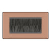 BG Evolve Polished Copper Screwless Double 4 Gang Brush Cable Entry
