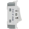 BG R12C Nexus Grid White 20A 20AX 2 Way 1 Pole Centre-Off Switch Module
