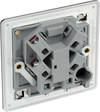 FBN54 Back - This 13A fused and unswitched connection unit from British General provides an outlet from the mains containing the fuse ideal for spur circuits and hardwired appliances.