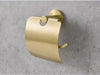 Corby Harrogate Toilet Roll Holder with Cover in Brushed Brass