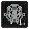 BG Evolve Matt Grey 13A Flex Outlet Neon Unswitched Fused Connection Unit PCDMG54B with 25mm Steel Back Box