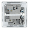 BG Nexus Polished Chrome 13A Flex Output Neon Switched Fused Connection Unit NPC53 with 35mm Steel Back Box