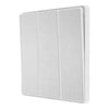 BG Evolve Brushed Steel 2 Way Triple Edge to Edge Rocker Switch PCDBS43EW with 25mm Steel Back Box