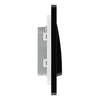 BG PCDBC12WB Black Chrome Evolve 1 Gang 20A 16AX 2 Way Wide Rocker Light Switch - Black Insert