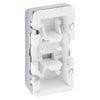 BG RRBELLPC Polished Chrome 20 Amp DP Appliance Grid Switch Labelled Bell Symbol
