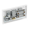 BG 971 Moulded Square Edge | White | 45A Switch 13A Switched Socket Cooker Control Unit