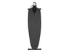 Corby Oxford Ironing Centre in Dark Grey with Sherwood 1200W Dry Iron - UK Plug