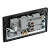 BG Evolve Polished Copper 45A Switch 13A Switched Socket Cooker Control Unit PCDCP70B with 35mm Steel Back Box