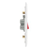 BG 873 Moulded Round Edge | White | 2 Gang 45A 2 Pole Cooker Switch
