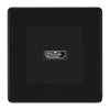 BG Nexus Flatplate Screwless Matt Black 1 Gang HDMI Socket Black Insert