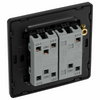BG Evolve Polished Copper 3 Gang 2-Way 20A Edge to Edge Rocker Light Switch | PCDCP43EB