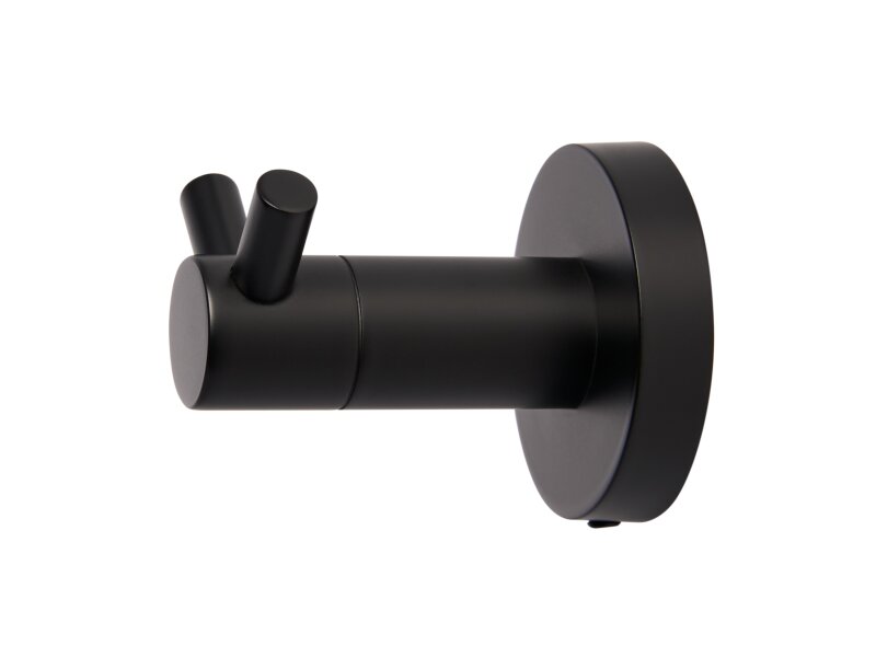 Corby Harrogate Double Clothes Hook in Black