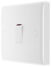 BG 832 Moulded Round Edge | White | 1 Gang 20A 2 Pole Flex Outlet Switch