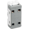 BG R30KY Nexus Grid White 20A 20AX 2 Pole Key Switch Module