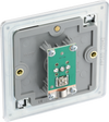  FPC60 Back - This single coaxial socket from British General can be used for TV or FM aerial connections.