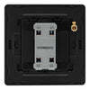 BG Evolve Matt Blue Intermediate Edge to Edge Rocker Switch PCDDB13EB with 35mm Steel Back Box