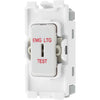 BG R12EL Nexus Grid White 20A 20AX 2 Way 1 Pole EMG LTG TEST Key Switch Module