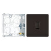 BG Screwless Black Nickel 20A 16AX Intermediate Light Switch FBN13 with 25mm Steel Back Box