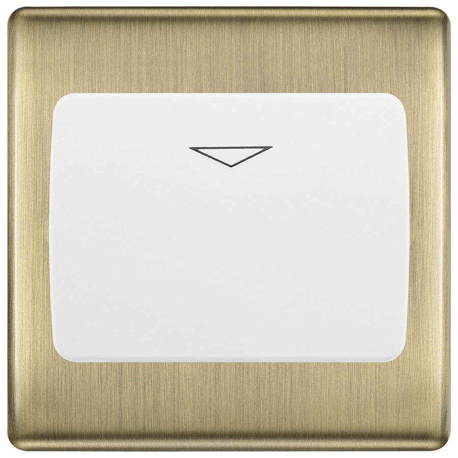 BG Nexus Metal Antique Brass Key Card Switch NABKYCSW