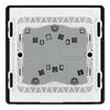 BG Evolve Black Chrome 10A 3 Pole Fan Isolator Switch PCDBC15B with 35mm Steel Back Box